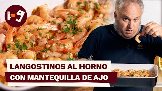 LANGOSTINOS EN 10 MINUTOS al HORNO 😍🦐 SIN HUMO Gambas o gambones [upl. by Ajna582]