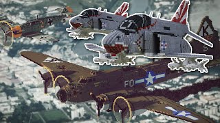 Minecraft Military Force Aircraft Contest Results [upl. by Aveline]