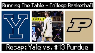 Yale Bulldogs Battle But Fall to 13 Purdue Boilermakers in a Shootout [upl. by Waldos12]