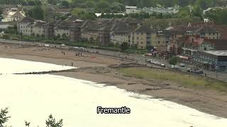 New Years Day Charity Dip 2024  St Margarets Hospice  Minehead [upl. by Behrens]