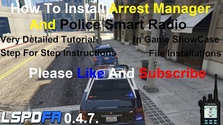 How To Install Arrest Manager And Police Smart Radio [upl. by Pirzada]