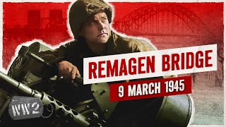 Week 289  German Blunder Hands Allies a Rhine Crossing  WW2  March 9 1945 [upl. by Sello]