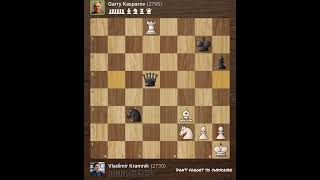 Vladimir Kramnik vs Garry Kasparov  Intel Chess Grand  Prix  Paris  France 1995 [upl. by Kelson]