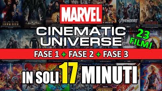 TUTTO il Marvel Cinematic Universe 23 film in 17 minuti [upl. by Carolynn532]