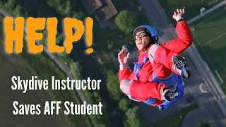 fail skydiver and Skydive Instructor Saves AFF Student Iran Ramsar [upl. by Raveaux619]