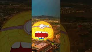 ¡Enorme esfera de los MINIONS en Las Vegas🤣 [upl. by Roer]