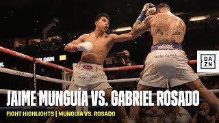 FIGHT HIGHLIGHTS  Jaime Munguía vs Gabriel Rosado [upl. by Lramaj]