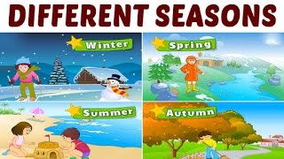 Learn Different Seasons For Kids  Learning Seasons For Kids  Pre School Learning amp Kids Education [upl. by Edaj123]