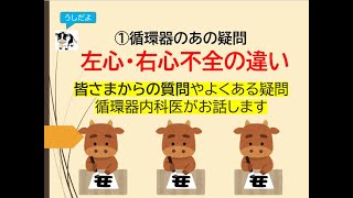 ①循環器のあの疑問～左心・右心不全の違い日頃の疑問を循環器内科医が解説します [upl. by Lunn]