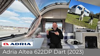 Versatile Caravan for families AND Couples Adria Altea 622DP Dart Full LIVEIN Review [upl. by Ocko]