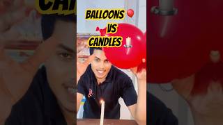 Balloons 🎈 vs candle 🕯️ experiment scinceexperiment science balloon candle shorts [upl. by Bayly]