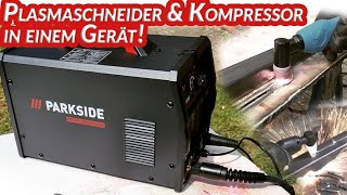 Lidl Plasmaschneider amp Kompressor in einem PPSK 40 Test und Erfahrungsbericht [upl. by Ennobe2]