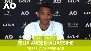 Felix AugerAliassime Press conference 4R  Australian Open 2022 [upl. by Rebeca]