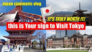 Tokyo Japan  Cinematic Tour  This is your sign to Visit Tokyo  Walking Tour [upl. by Tacita802]