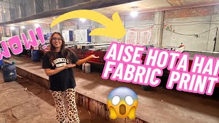 Aise hota hai fabric print 🤯 factory Vlogs Jaipur 📍 [upl. by Gariepy]