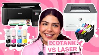 Qué IMPRESORA comprar para PAPELERIA creativa ECOTANK VS LASER [upl. by Ehcar]