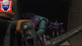 Megatron vs Dinobot Beast Wars Stop Motion [upl. by Atnahsa]