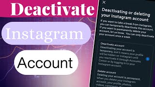 Instagram Account deactivate kasie Kare  deactivate Instagram Account temporary [upl. by Ossie]