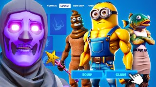 i created TERRIBLE fortnite skins [upl. by Niro]