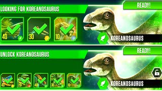 LOOKING FOR KOREANOSAURUS AND UNLOCK KOREANOSAURUS  HT GAME [upl. by Ylrbmik]