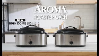 AROMA® 22Qt Roaster Oven with HighDome Lid ART712SBH [upl. by Sellers]