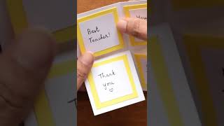 DIY Teachers Day Card  Easy Cards to Surprise  Teachers Day Special teachersday shortsvideo [upl. by Sylvia920]