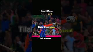 Tilak vs Sanju samsan 210 ki cricket ajazpatel cricketlover sanjucricketworld tilakvarma [upl. by Enilav]