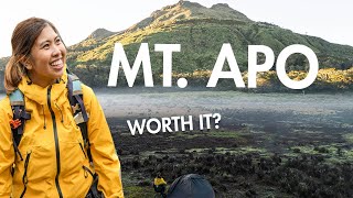 IS MT APO FOR EVERYONE Hiking the Philippines HIGHEST Mountain [upl. by Serilda]