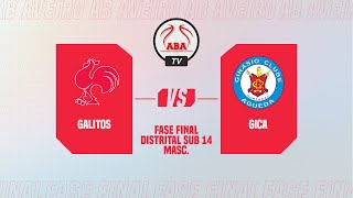 Fase Final Distrital de Sub 14 Masculino  Galitos vs Gica [upl. by Syverson]