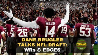 Dane Brugler Talks NFL Draft WRs and Edges [upl. by Aynekat]