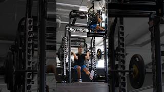 70kg Weighted Pistol Squat [upl. by Dhiren470]