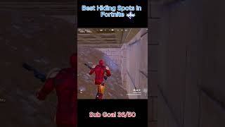 BEST Hiding Spots To RANK UP IN FORTNITE fortnite gaming fortniteshorts [upl. by Howlend]