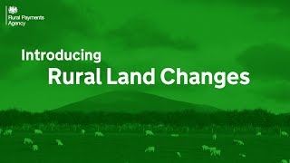 Introducing Rural Land Changes [upl. by Ddot]