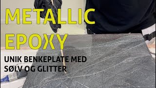 Slik lager du en unik benkeplate med Epoxy [upl. by Neelhtak170]