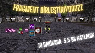 FRAGMENT BİRLEŞTİRME SİSTEMİNİ DENEDİK  homekoworld knightonline ko [upl. by Lorri64]