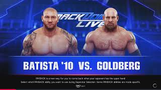 Batista vs Goldberg [upl. by Adnahcal]