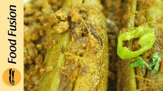 Qeema Bhare Karele Recipe by Food Fusion [upl. by Ulises397]