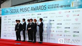 24th Seoul Music Awards red carpet BTS [upl. by Ylak]