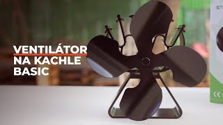 Ventilátor na kachle Ecosavers Stove Fan Basic  pre rýchlejší ohrev miestnosti [upl. by Annaehr]