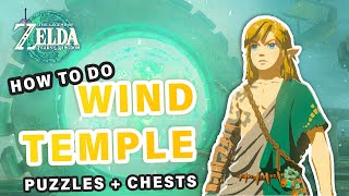 Wind Temple  Stormwind Ark Puzzle amp Chests Walkthrough ► Zelda Tears of the Kingdom [upl. by Norse]