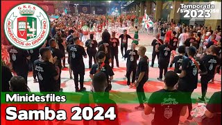 Grande Rio 2024 ao vivo  Minidesfile na Cidade do Samba MD24 [upl. by Hannahsohs351]