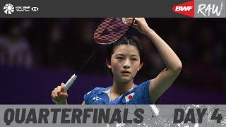 LINING China Masters 2024  Day 4  Court 3  Quarterfinals  Session 1 [upl. by Ahsek]