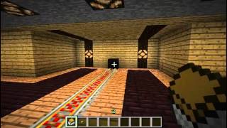 Minecraft  Automatic Minecart Return System [upl. by Winograd]