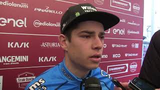 Wout van Aert  postrace interview  Strade Bianche 2018 [upl. by Georas]