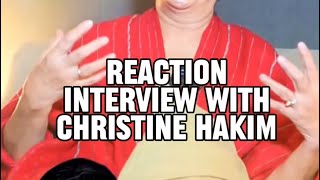 Reaction Interview with Christine Hakim [upl. by Sredna]