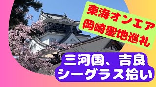 東海オンエア岡崎聖地巡礼と、三河一向一揆、徳川家康の反対勢力吉良の地でシーグラス拾い！ビーチコーミング [upl. by Alexandre]