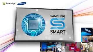 Smartsign Samsung SMART Signage SSSP  Digital Signage [upl. by Dougherty886]