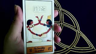 Tarot EGIPCIO GRATIS 12 CARTAS [upl. by Ellinej]