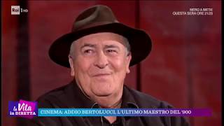 Cinema addio Bertolucci lultimo maestro del 900  La vita in diretta 26112018 [upl. by Ogires787]