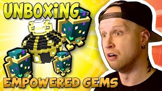 UNBOXING OVER 750 EMPOWERED GEM BOXES for COSMIC GEMS in TROVE [upl. by Okomom]